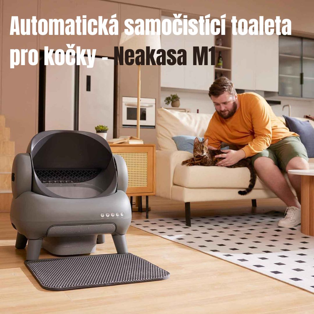 Automatická samočistící toaleta pro kočky - Neakasa M1